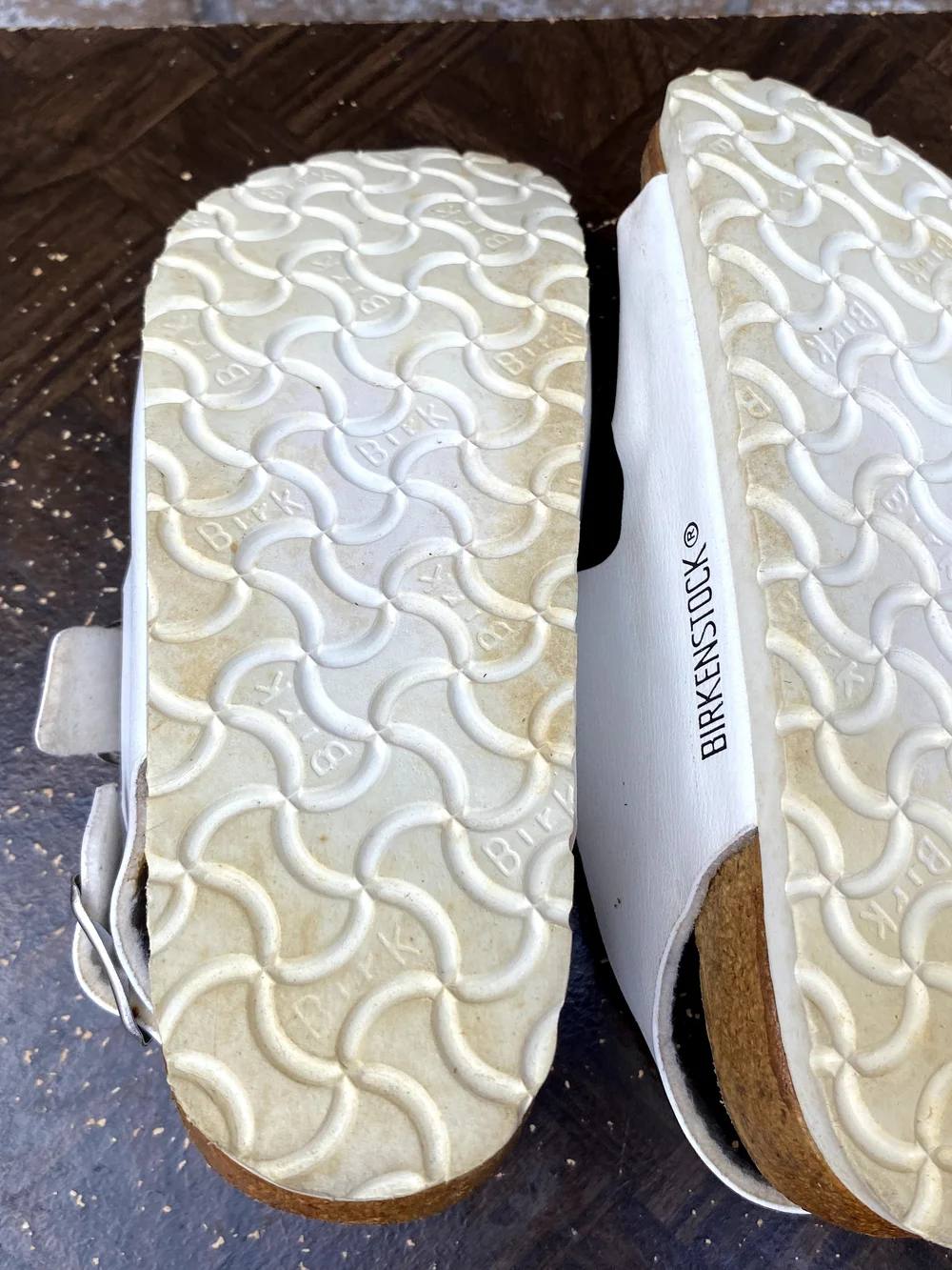 Birkenstock Milano White Kids Three-Strap Sandal In White 35/4 Pre-owned